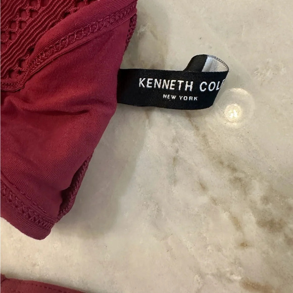 Kenneth Cole 2 pc bathing suit set bikini swimwear women’s size 12/14 L / XL - Picture 5 of 10